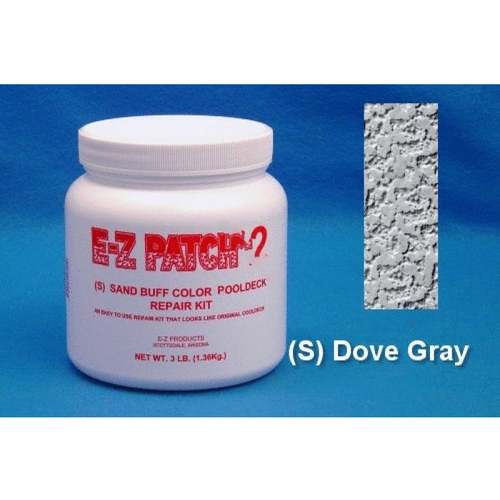 E-Z Products EZP-061 3 Lb E-z Patch 2 Pool Deck Repair Kit Dove Gray