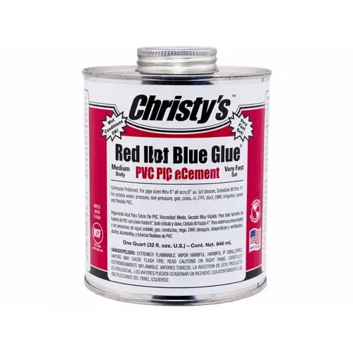 Qt Low Voc Red Hot Blue Glue