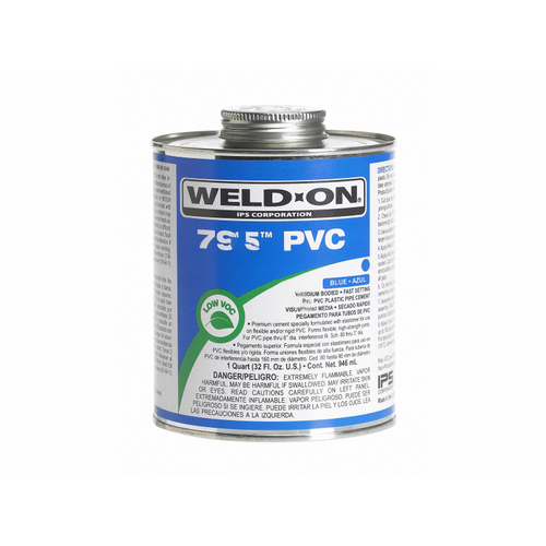 795 Premium Solvent Blue Cement For Flex Or Rigid Pvc