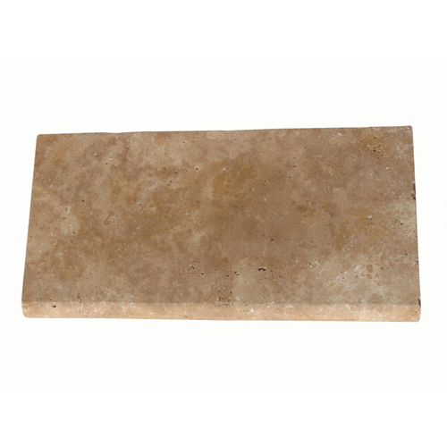 12x24 5cm Mocha Noce Tumbled Bn Travertine Coping