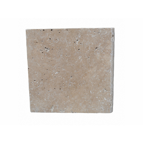 12x12 3cm Latte Tumbled Travertine Coping