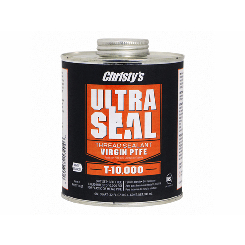 Ultra Seal T-10000 Ptfe Thread Sealant 16oz White