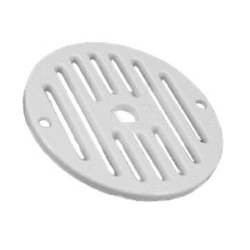 Floor Inlet Cover For Sp1425 Screw 4" Circular Grate White