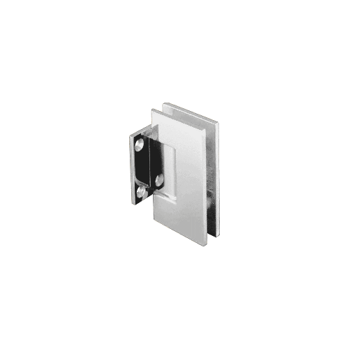 Polished Nickel Geneva Series 5 Degree Pre-Set Wall Mount Short Back Plate Hinge Polished Nickel Geneva Series 5 Degree Pre-Set Wall Mount Short Back Plate Hinge