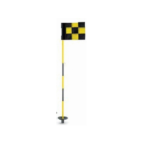 Black/yellow Jr. Flagstick Practice Green Marker