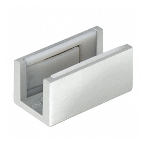 CRL CRL3978BSA Brushed Stainless Anodized Adjustable Bottom Guide for Sliding Glass Doors