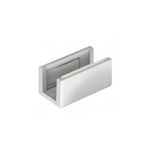 CRL CRL3978BSA Brushed Stainless Anodized Adjustable Bottom Guide for Sliding Glass Doors