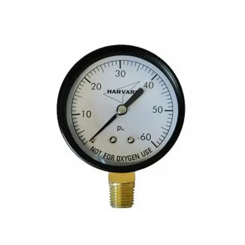 American Granby Co IPPG602-4BNL 2" 0-60psi .25" Back Mnt Plst Pressure Gauge