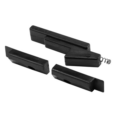 Black Plastic Sash Lock - pack of 2