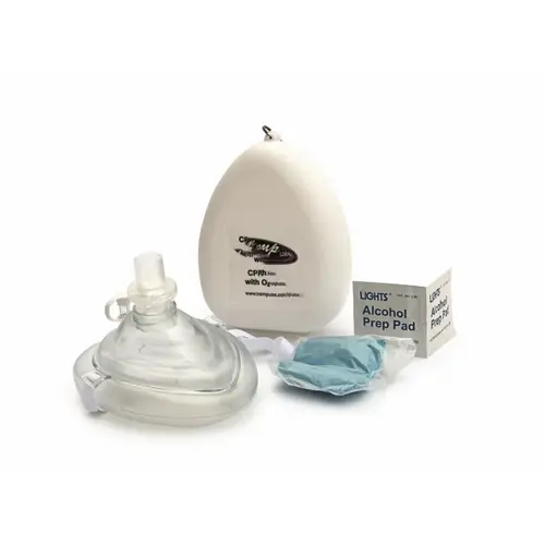 Kemp Cpr Mask White Case