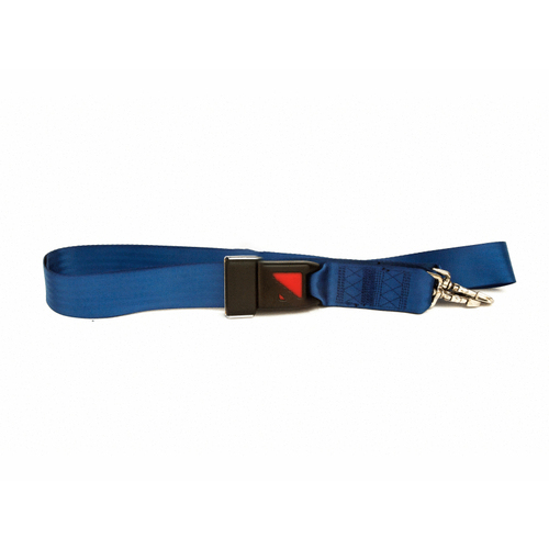 Two Piece Spineboard Strap With Metal Seat Belt Buckle