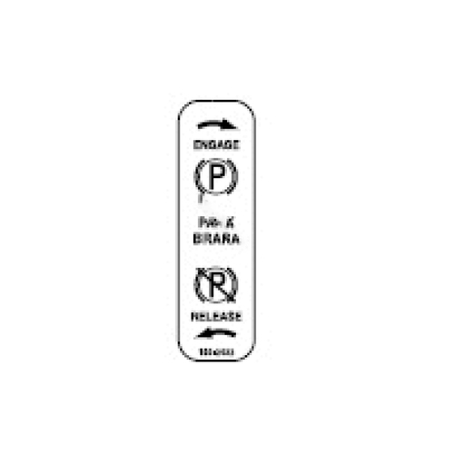 Exmark Parking Brake Decal