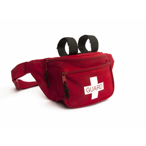 KEMP USA 10-119-RED Hip Pack In Red With Guard Logo And Fast Stick Straps