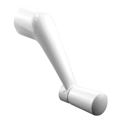 CRL H3712 White Casement Operator Handle with 5/16" Spline Size and 2-11/16" Length