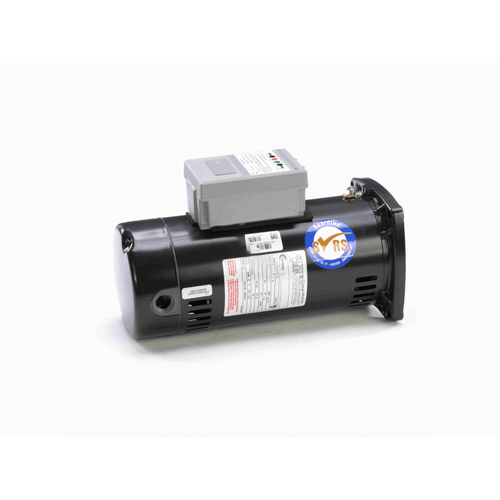 Guardian Square Flange Pool Pump Motor 1.5 Hp 230/115v Satin Black