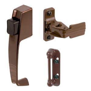 Crl K5171 Chocolate Brown Screen And Storm Door Push Button Latch