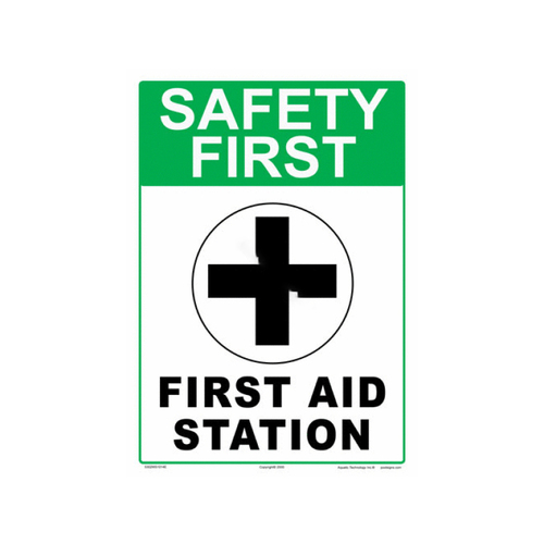 AQUATIC TECHNOLOGY INC 5302WS1014E First Aid Station Sign