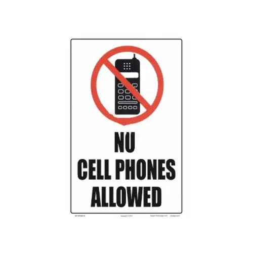 Sign No Cell Phones Allowed