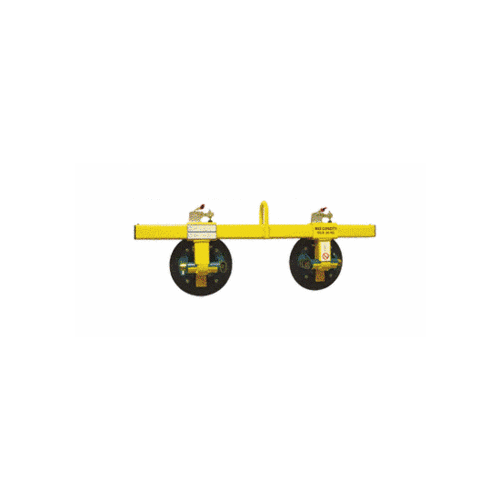 CRL LL185C Yellow Wood's Ladder Lifter with Two W4950 8" Vacuum Cups