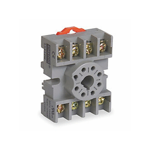 GRAINGER, INC. 5X852 Socket Relay 8 Pins Gray