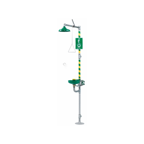 Axion Msr Emergency Shower And Eye/face Wash With Green Abs Receptor