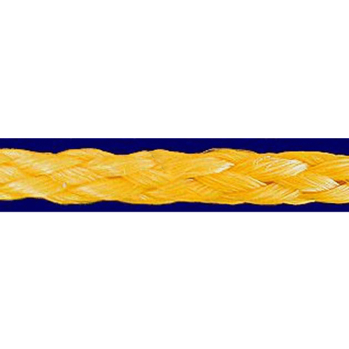 1000'/rl 3/8" Hollow Braid Yellow Pool Rope