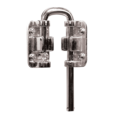 CRL S4377 Chrome 1-1/8" Sliding Door Loop Lock
