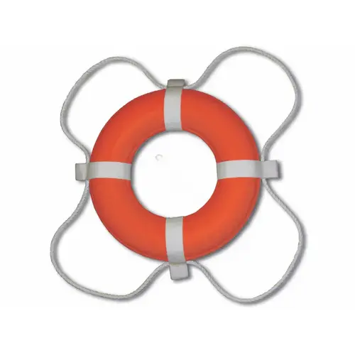 PoolStyle 364 24" Orange Coast Guard (uscg) Approved Ring Buoy