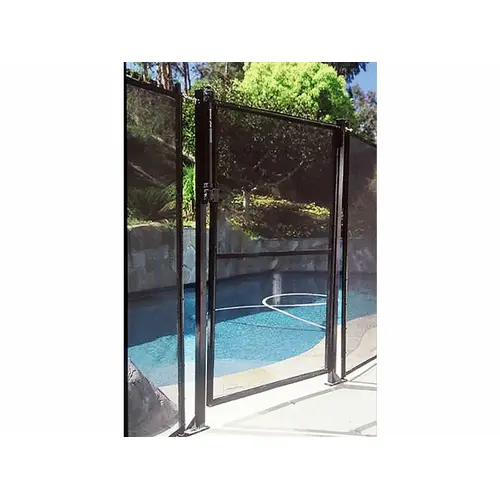 36"x60" Blk Pap Swinging Gate Black