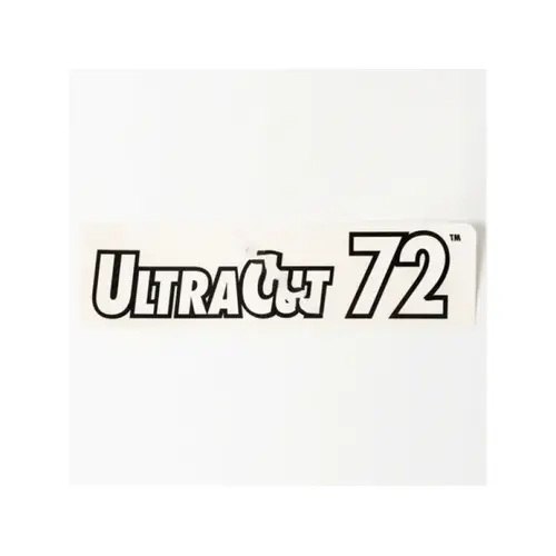 Exmark Ultracut 72 Decal