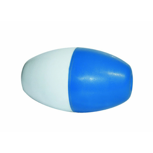 Ps688 5"x9" Blue/white Oval Rope Float