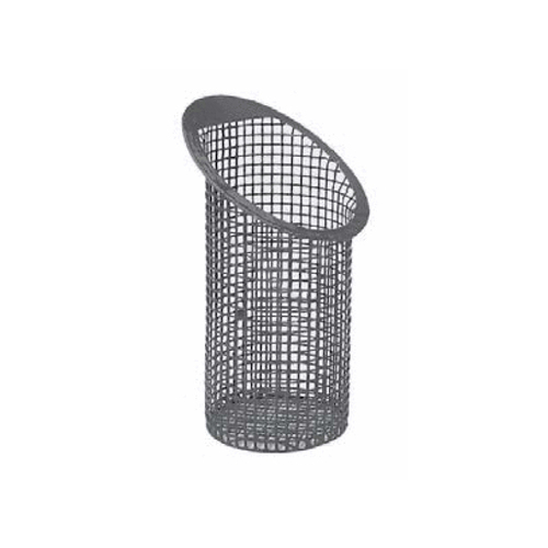 2" Besler Metal Slant Top Basket Powder Coated