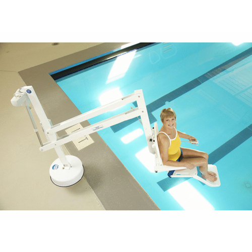 S.R. SMITH 390-2000 Splash! Pool Lift System With Extended Reach And California Package Radiant White