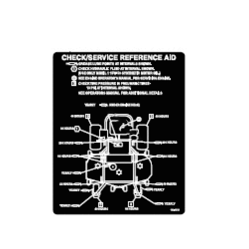 Exmark Check Service Decal Lz