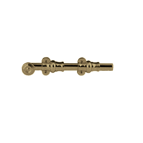 18" Ornamental Surface Bolt Vintage Brass Finish