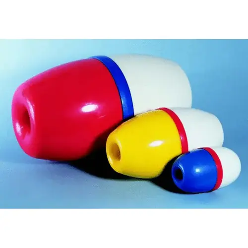 Cal-Jun Incorporated 1501-R 3"x5" Red & White Lok-on Rope Float