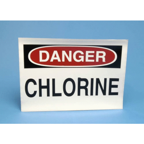 SETON IDENTIFICATION PRODUCTS 5156 Danger Chlorine Label