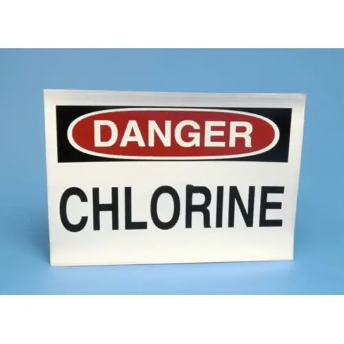 Danger Chlorine Label