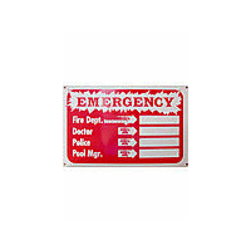 Nassco SW-14 12" X 18" Vertical Emergency Phone Location Sign