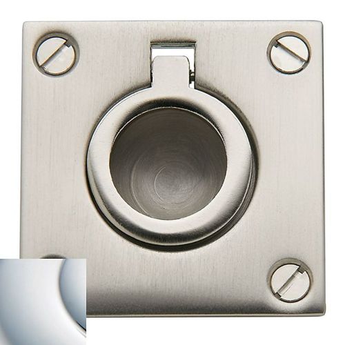 Flush Ring Pull, Polished Chrome