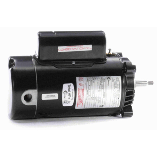 REGAL BELOIT CT1052 Odp Threaded Pool Filter Motor 0.5hp 115/230v Satin Black