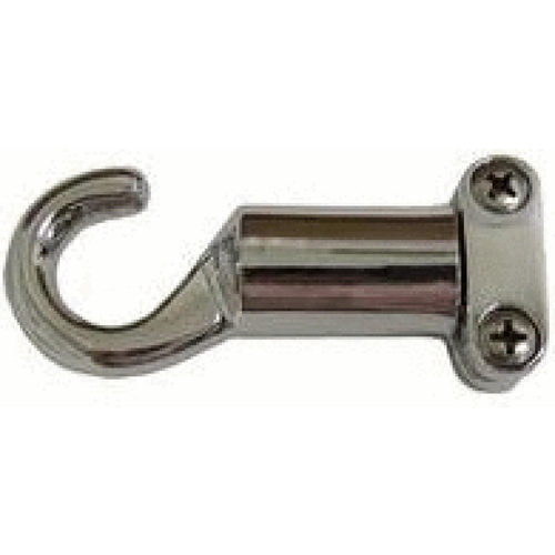 American Granby AGHP52 Cleat Style Chrome Plated Brass Hook For 3/8 And 1/2 Rope With Ss Screws