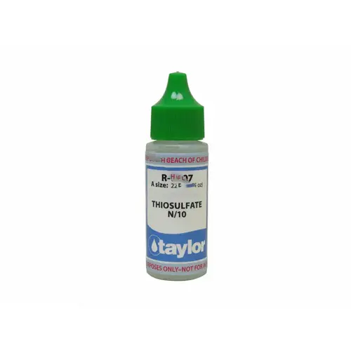 TAYLOR R-0007-A-24 R-0007-a  .75oz N/10 Thiosulfate Clear