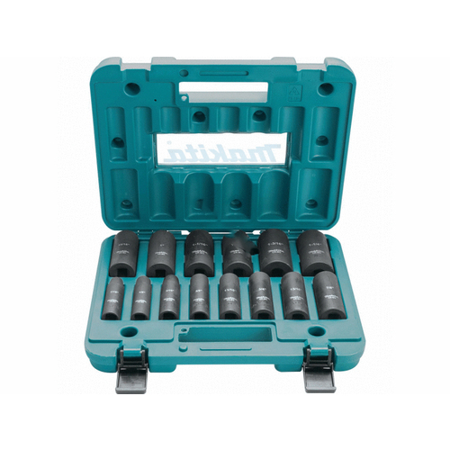 MAKITA U.S.A. INC A-96372 Makita 14pc .5" Deep Well Impact Socket Set