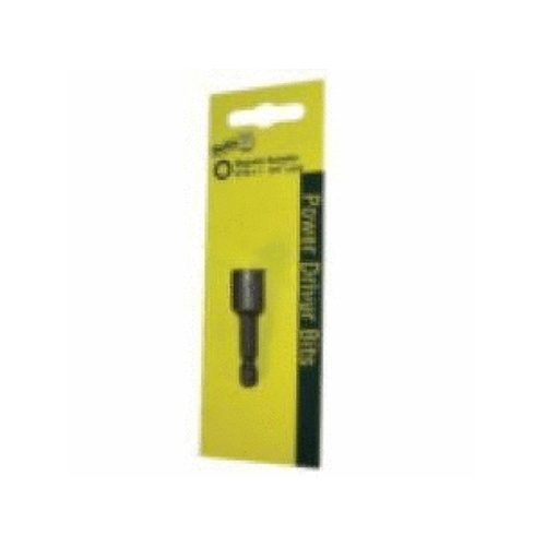 Carded 1 Pc 5/16 X 1.75 Magnetic Hex Tool