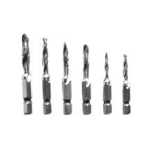 L H DOTTIE COMPANY DRT6C 6 Pc Drill / Tap Hex Bit Kit