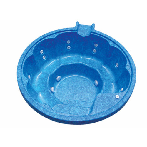 Plumbed/foamed Spa 92" Sclpd Splovr Blue Grnt