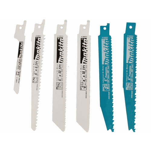 MAKITA U.S.A. INC 723086-A-A Makita 6pc Assorted Recipro Saw Blades