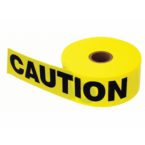 Caution 3" X 300 Ft Standard Barricade Tape