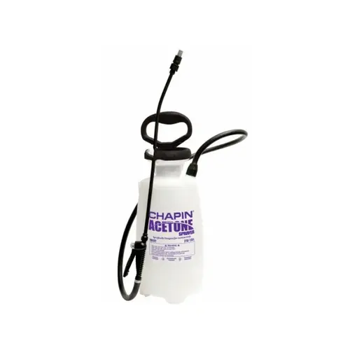 Industrial Acetone Sprayer, 2 gal Translucent White